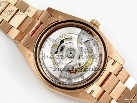 MiroTime 1228 Day Date 40 RG 228235 ARF 1:1 Best Edition Green Roman Dial on President Bracelet VR WrinkleFree 1509